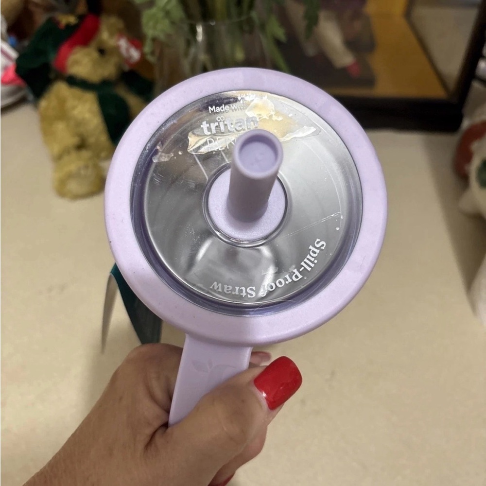 Reduce 36 HR Cold Tumbler Straw Lid Handle Purple Insulated Stainless Steel 34oz - Picture 3 of 5